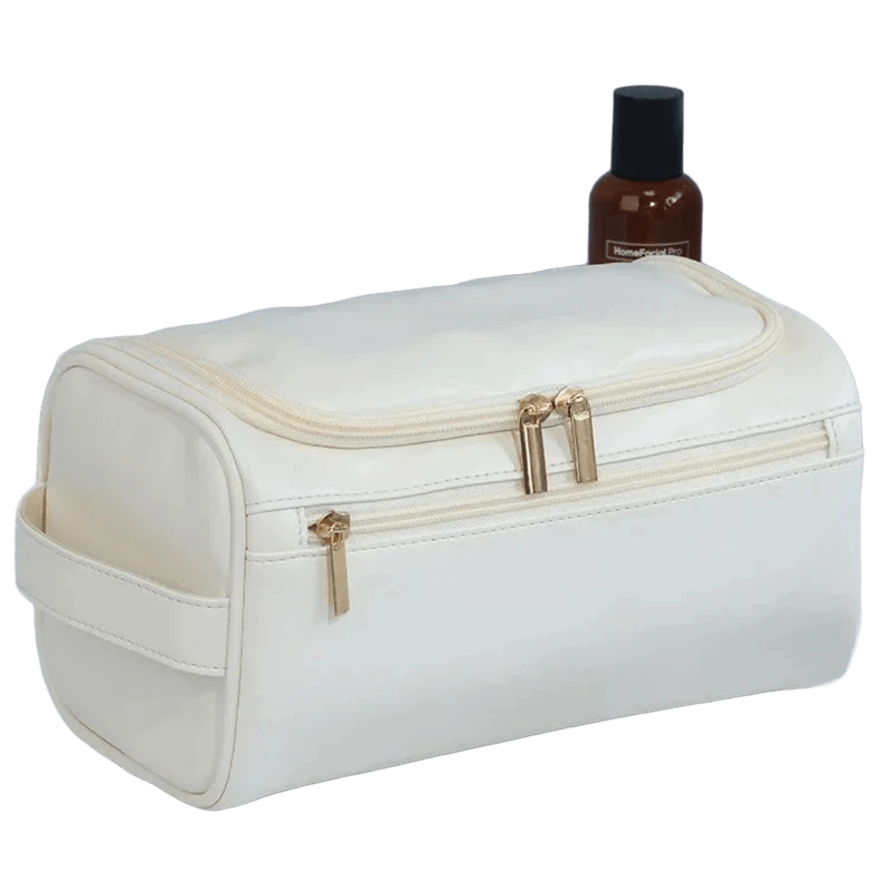 Leather Travel Toiletry Bag