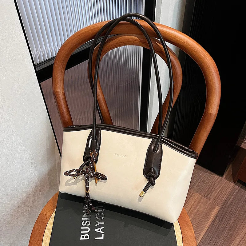 PU Leather Women's Y2K Crossbody Tote Bag