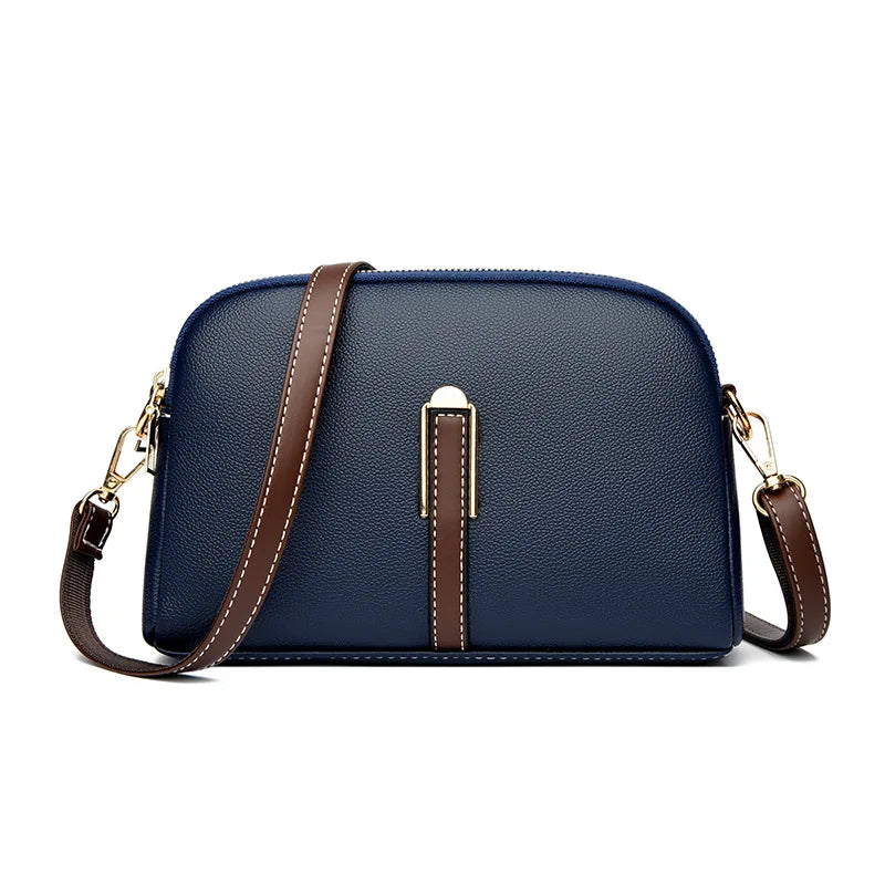 Leather Flap Shoulder Bag