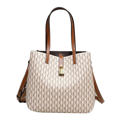 CH Premium Leather Crossbody Tote
