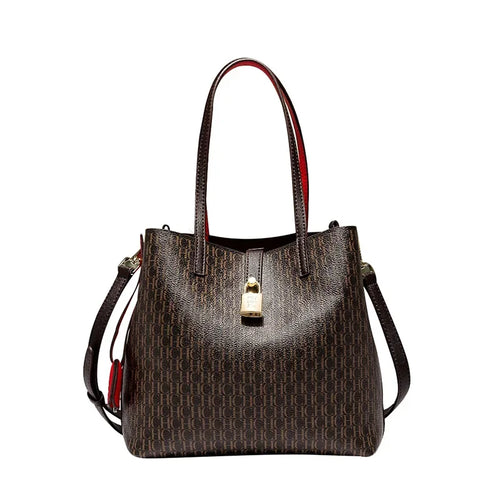 CH Premium Leather Crossbody Tote