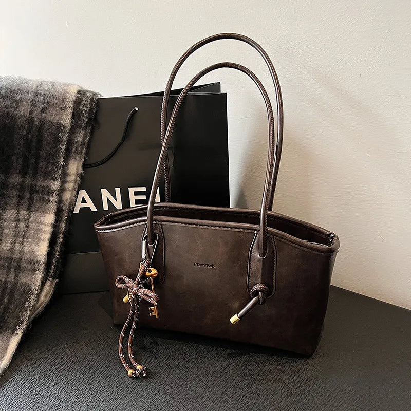 PU Leather Women's Y2K Crossbody Tote Bag