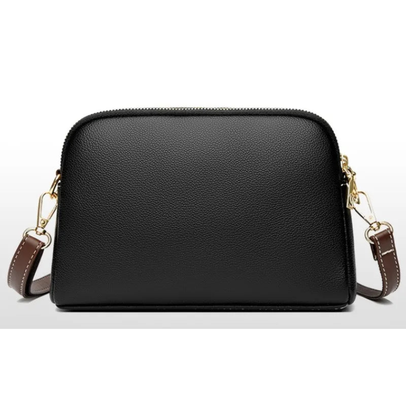 Leather Flap Shoulder Bag